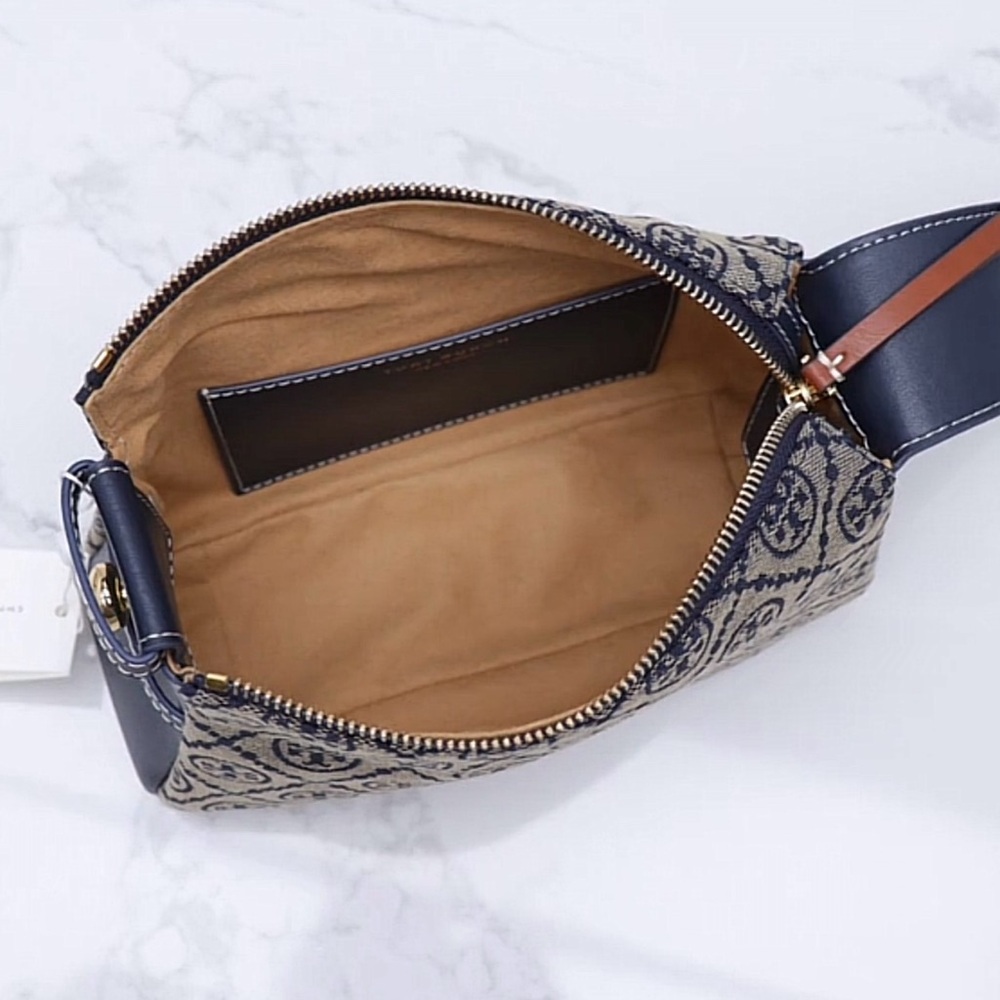 T Monogram Small Romy Shoulder Bag - Picture 10 of 16